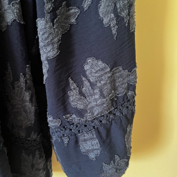 Maurices Dark Blue Floral Blouse - Picture 3 of 6